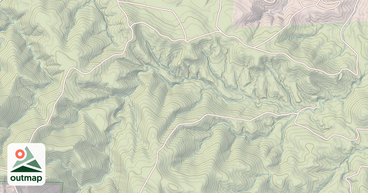 Map of 16049: Temblor Ridge