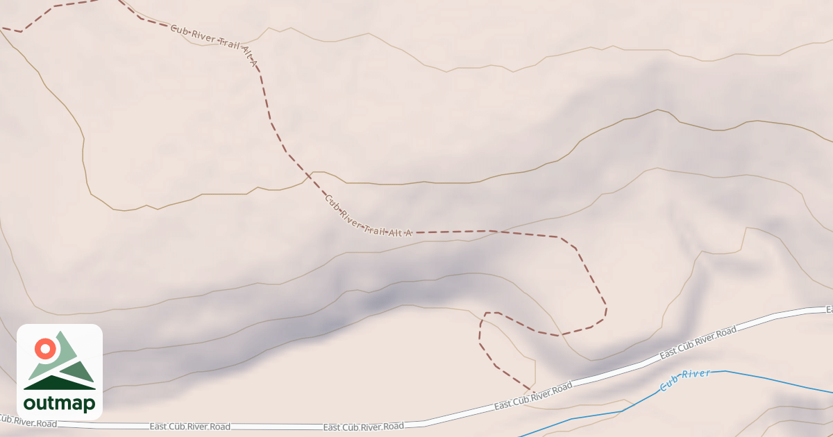 Map of CUB RIVER ALT B