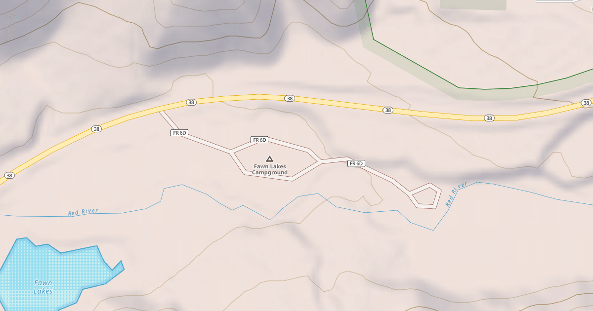 Map preview of FAWN LAKES