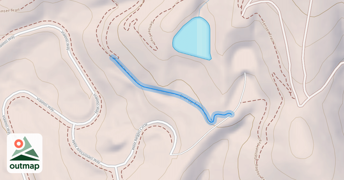 Map of Dial Up Trail