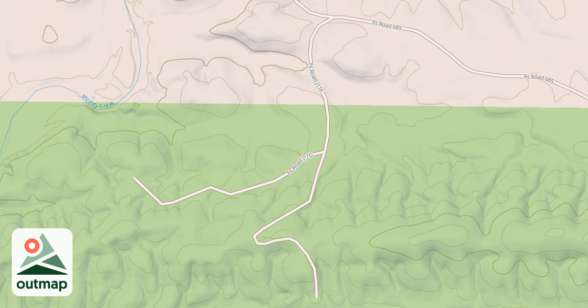 Map of USFS Motor Vehicle Use Map Roads {FC900B65-DB01-47E9-A0E0-2F84D739608A}