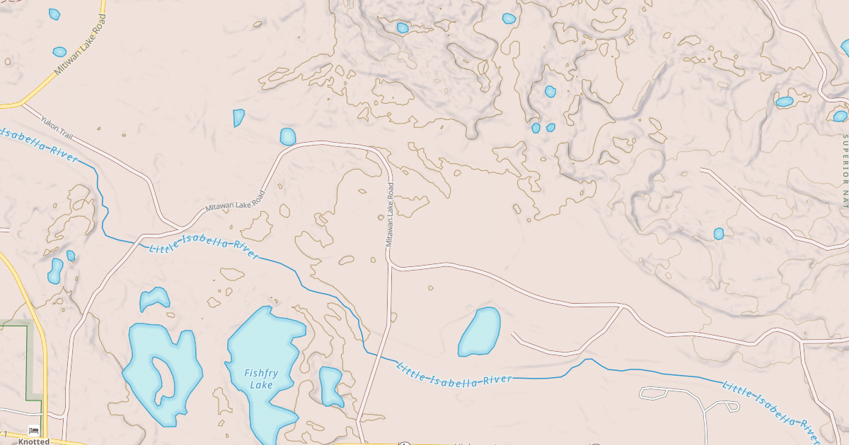 Map preview of GROUSE LAKE SPUR A