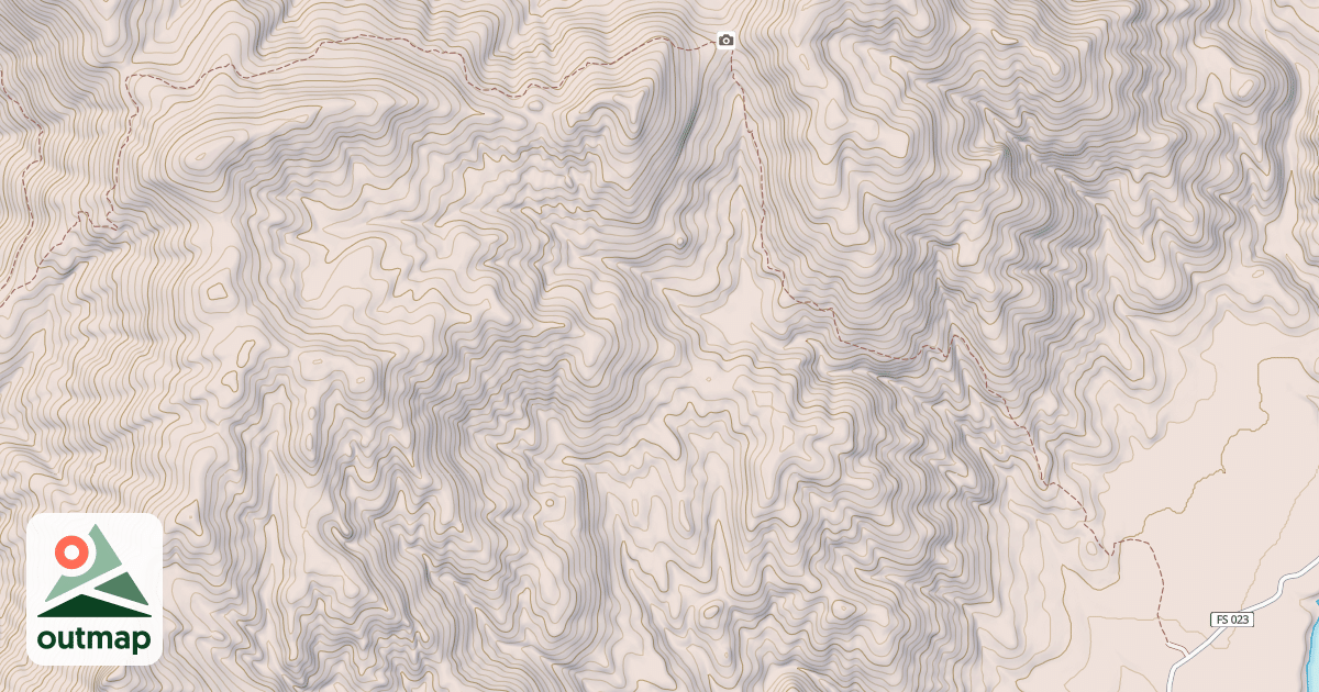 Map of HABIT CREEK