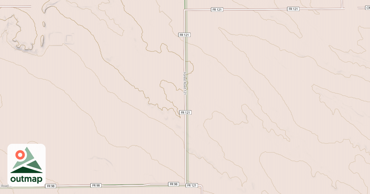 Map of ROAD 121