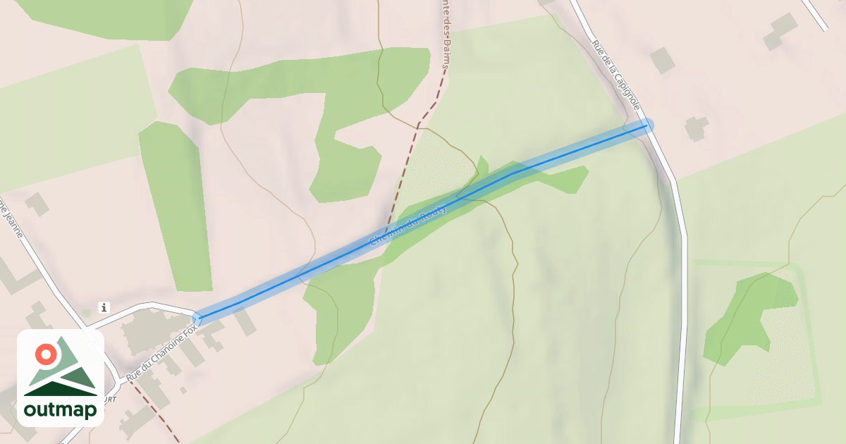 Map of Chemin du Routy