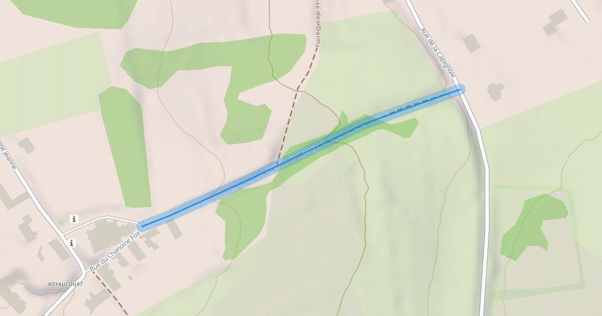 Map preview of Chemin du Routy