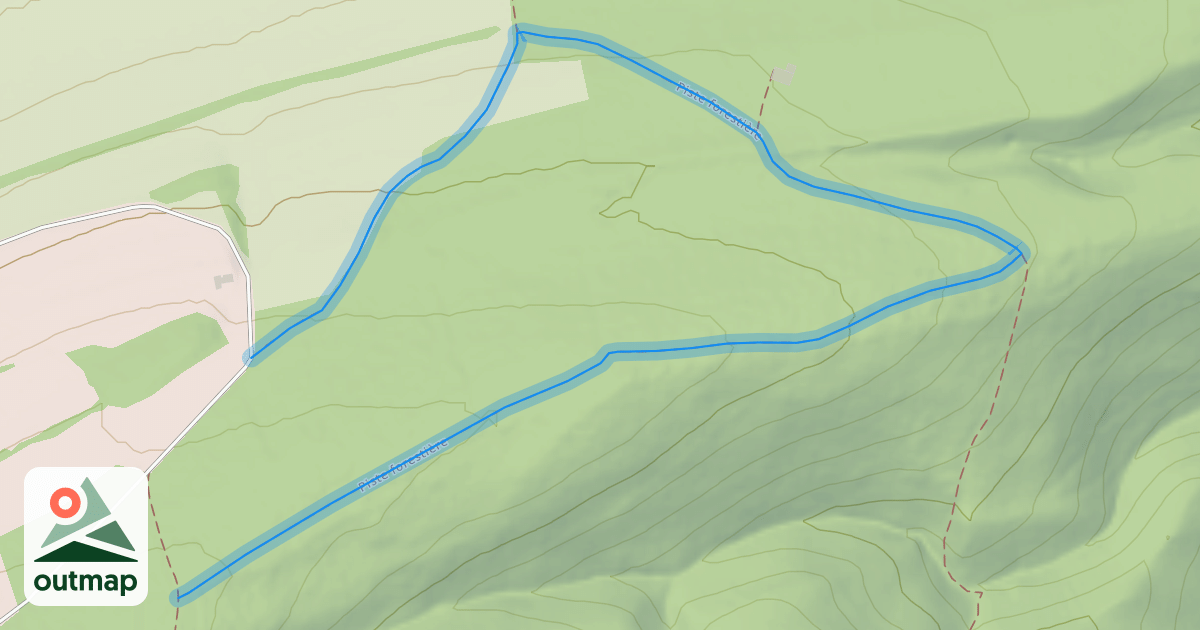 Map of Piste forestière