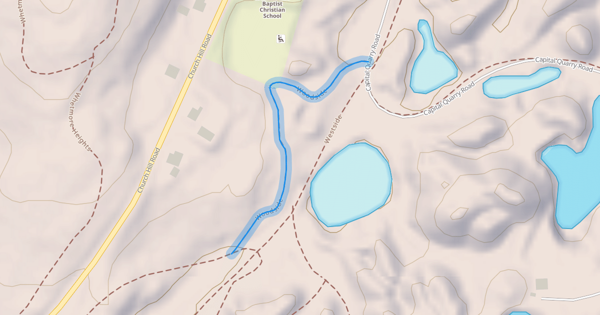 Map preview of Woodside