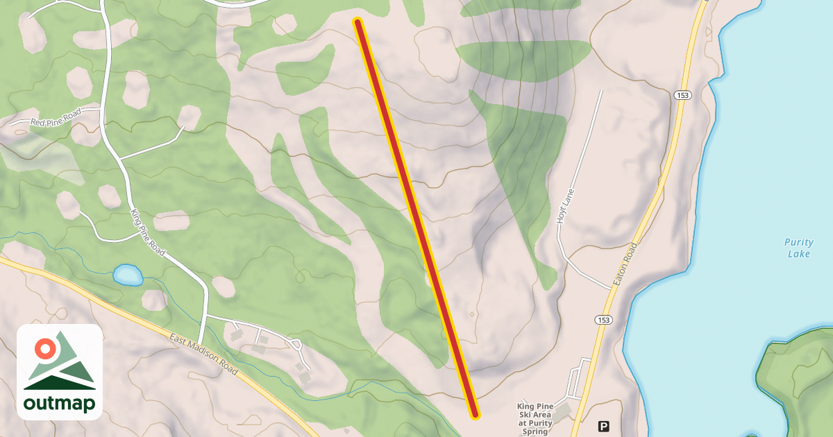 Map of Powder Bear Triple