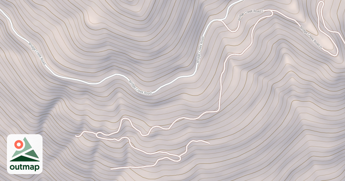 Map of BRIDGE CREEK C