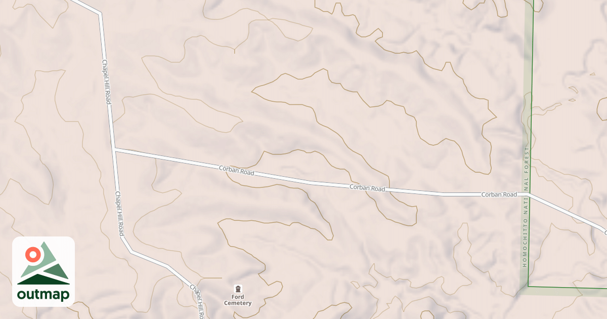 Map of CORBEN