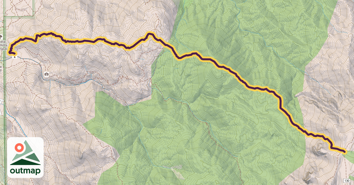 Map of Oso Ridge Trail