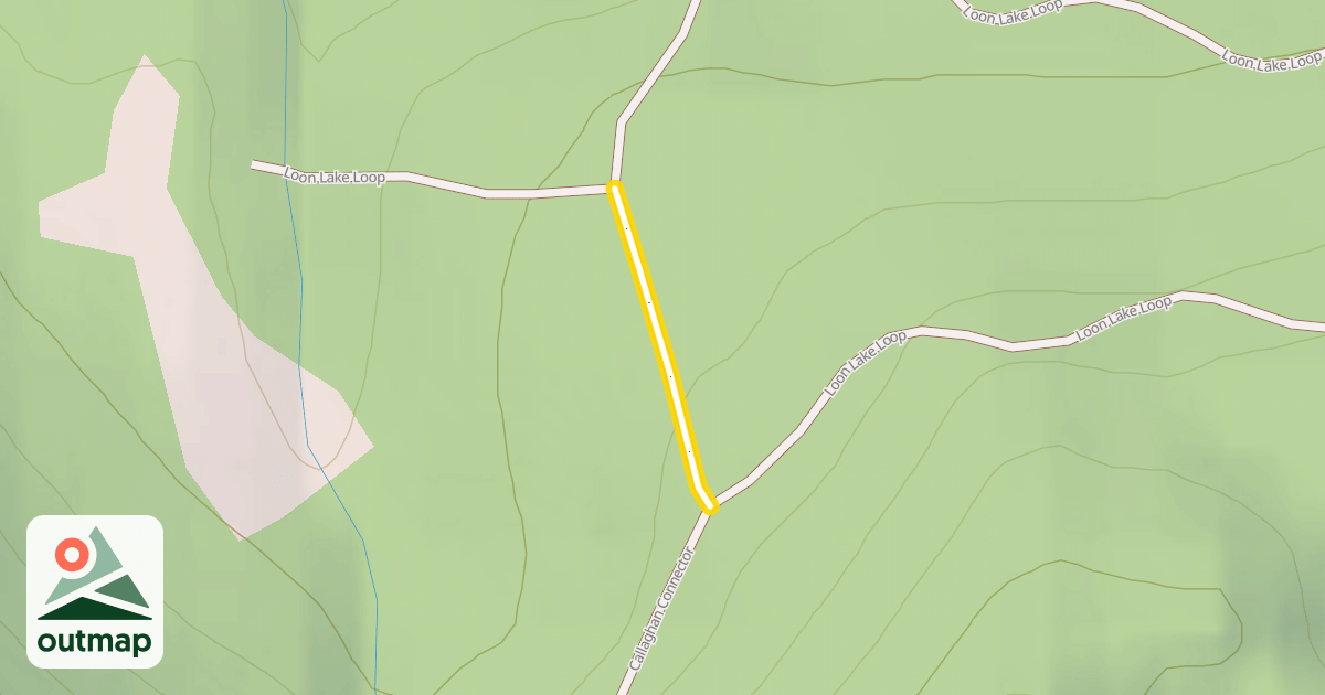 Map of Loon Lake Loop