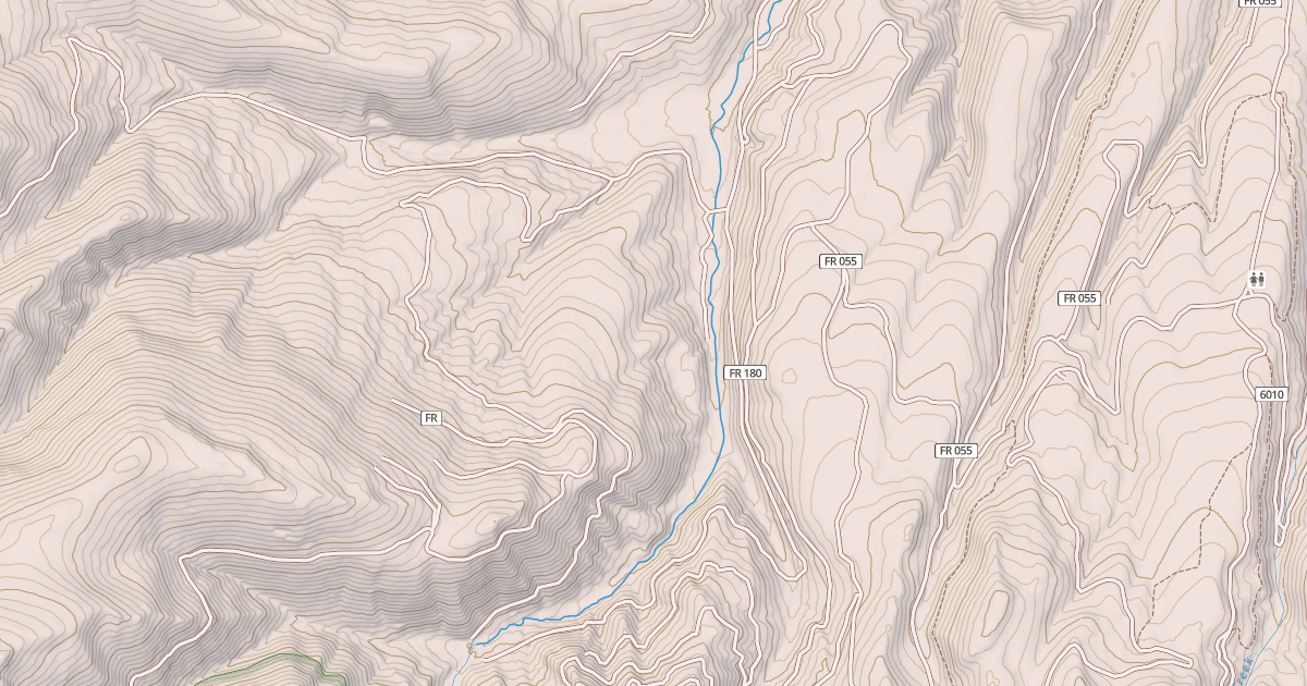 Map preview of SOUTH FORK BURNT RIVER ROAD