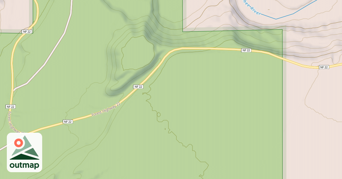 Map of DONKEY CRK/GRISDALE