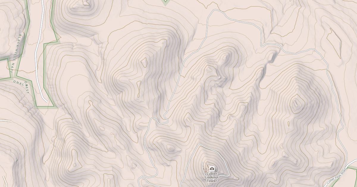 Map preview of CUSTER PEAK BR 1C