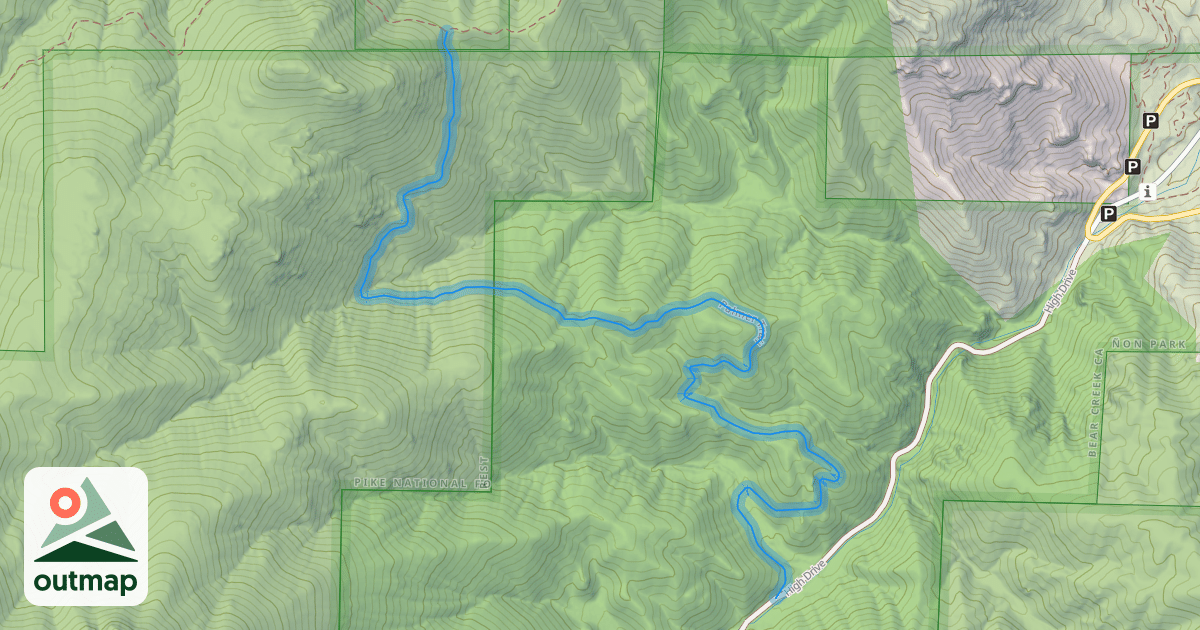 Map of Palmer Trail