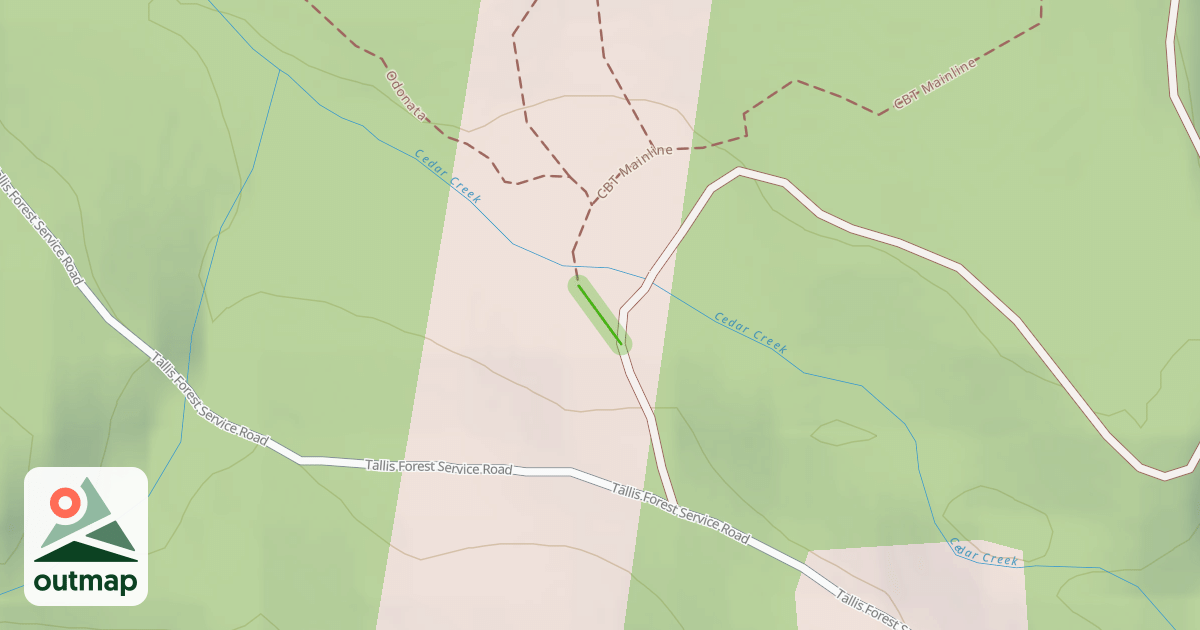Map of CBT Mainline