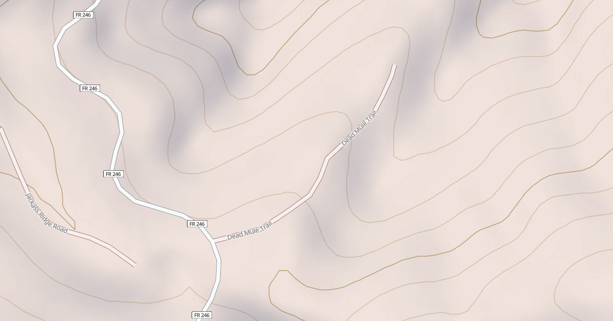 Map preview of DEAD MULE TRAIL