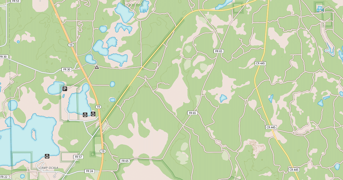 Map preview of USFS Motor Vehicle Use Map Roads {BAE1481A-AF3D-4710-B48E-BB3157A16CBE}