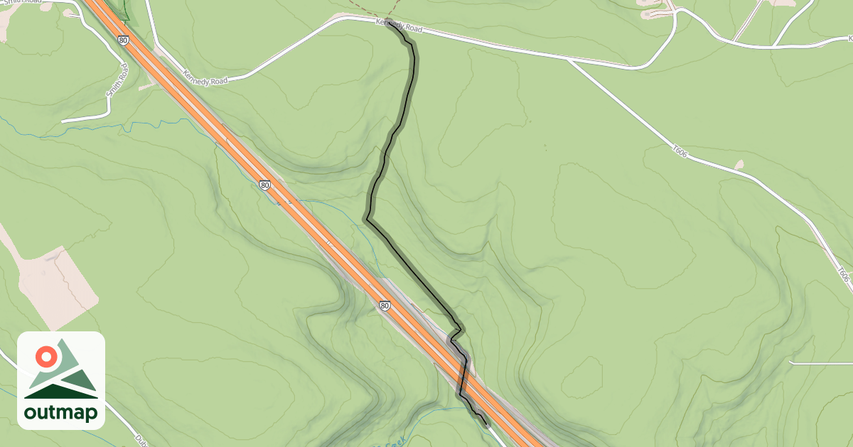Map of Hobo Hill Trail