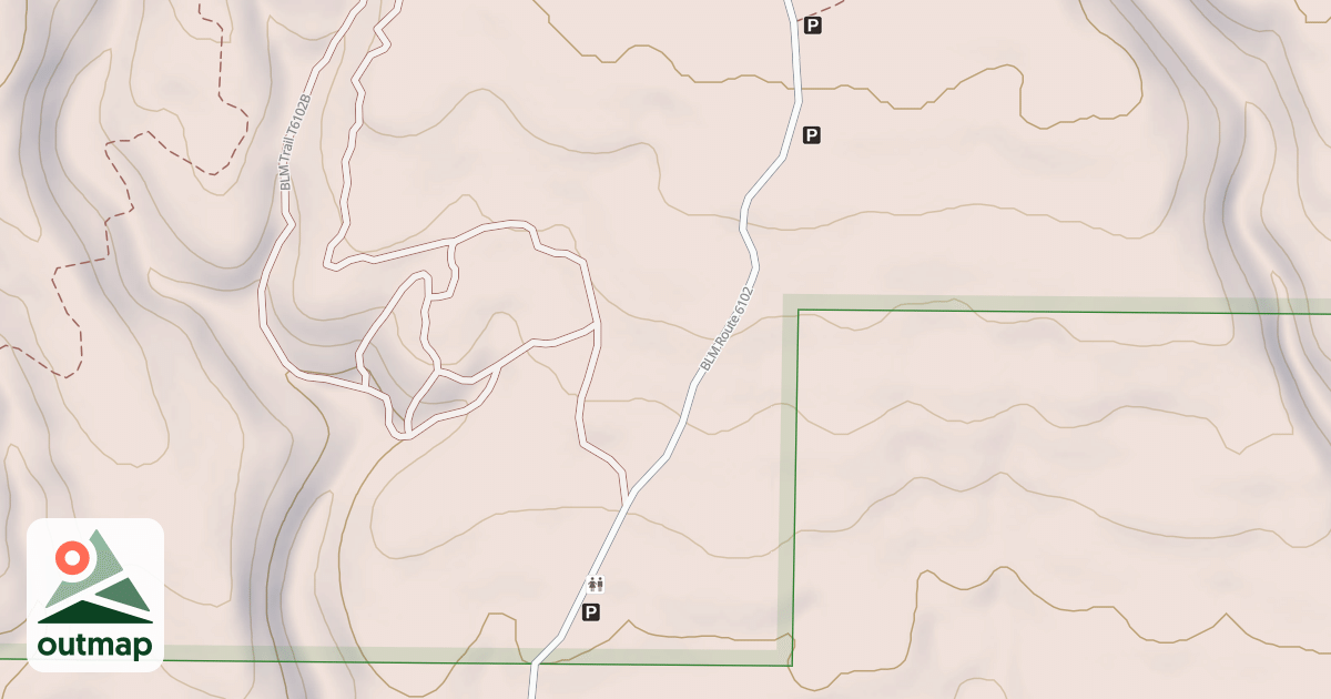 Map of BLM National GTLF Public Motorized Roads 250e4629-c8be-46e0-ad33-3d06b67d1b9a