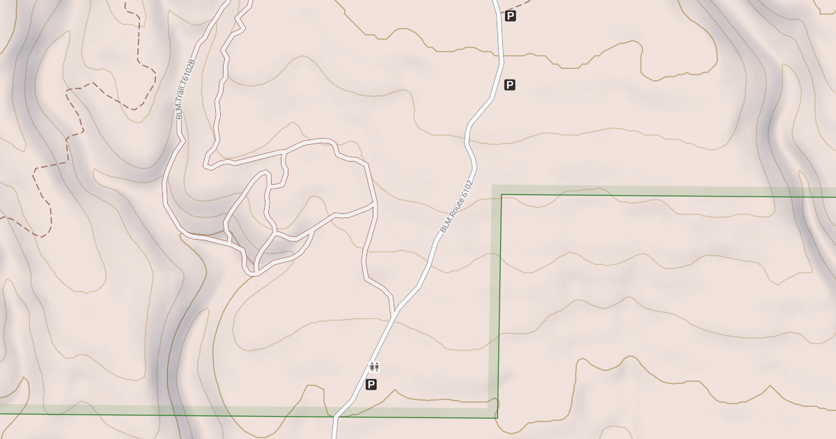 Map preview of BLM National GTLF Public Motorized Roads 250e4629-c8be-46e0-ad33-3d06b67d1b9a