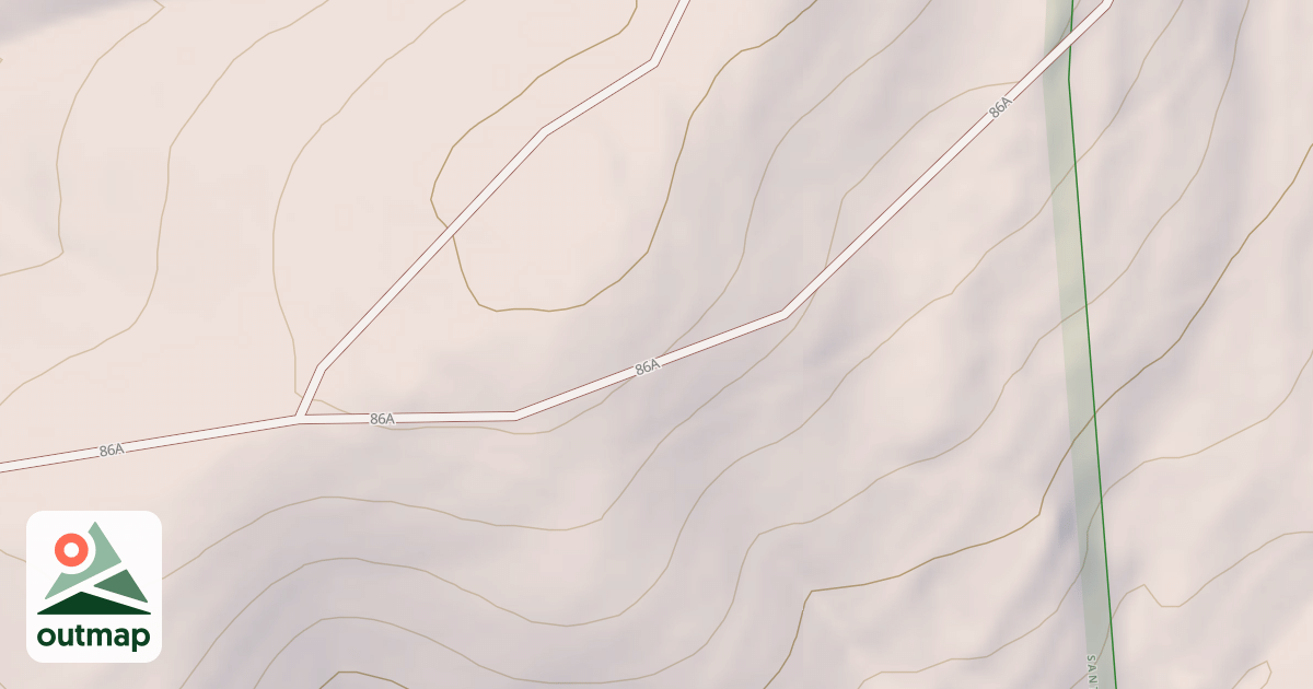 Map of USFS Motor Vehicle Use Map Roads {5E0512DB-CDFC-4B30-8F04-142430880B06}