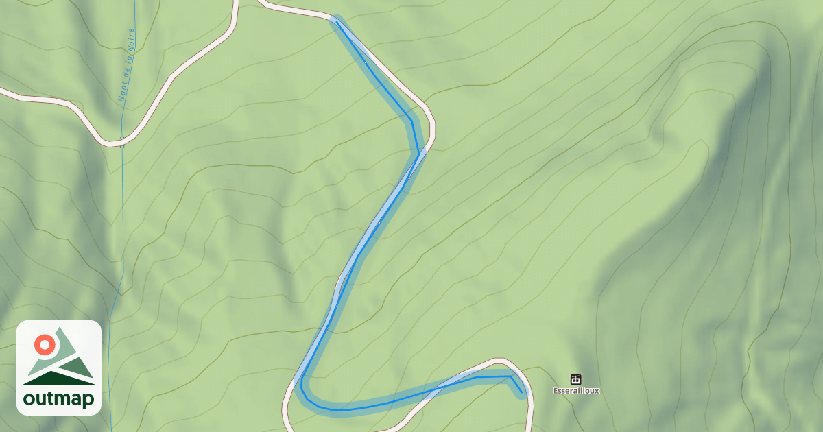 Map of La Grande Terche