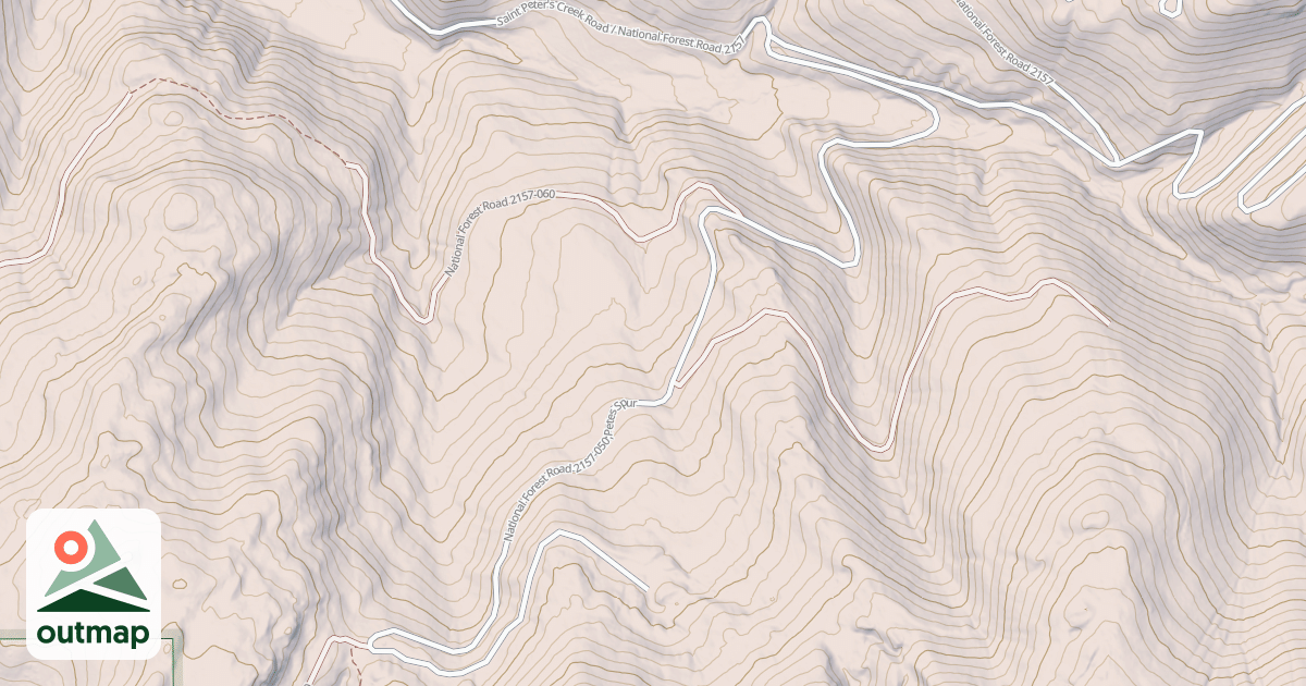 Map of USFS Motor Vehicle Use Map Roads {76B53BF6-D034-4FFB-B315-0001FF3C6E9F}