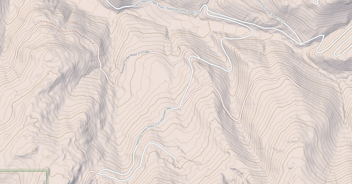Map preview of USFS Motor Vehicle Use Map Roads {76B53BF6-D034-4FFB-B315-0001FF3C6E9F}