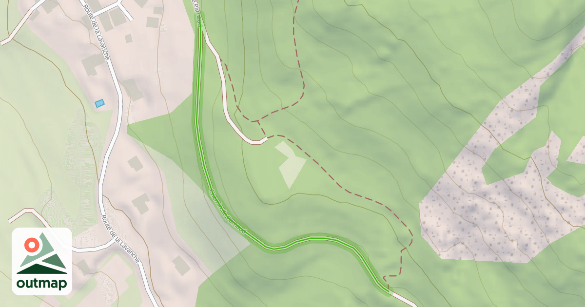 Map of Chemin de Parnaud