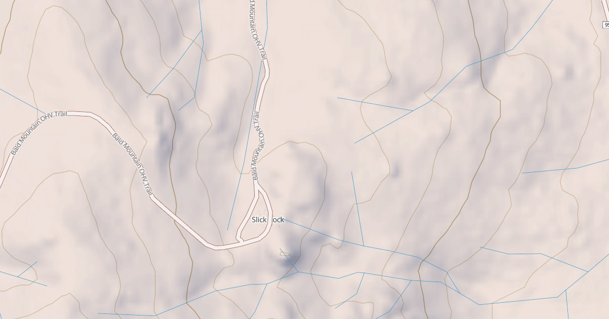 Map preview of Bald Mountain T7