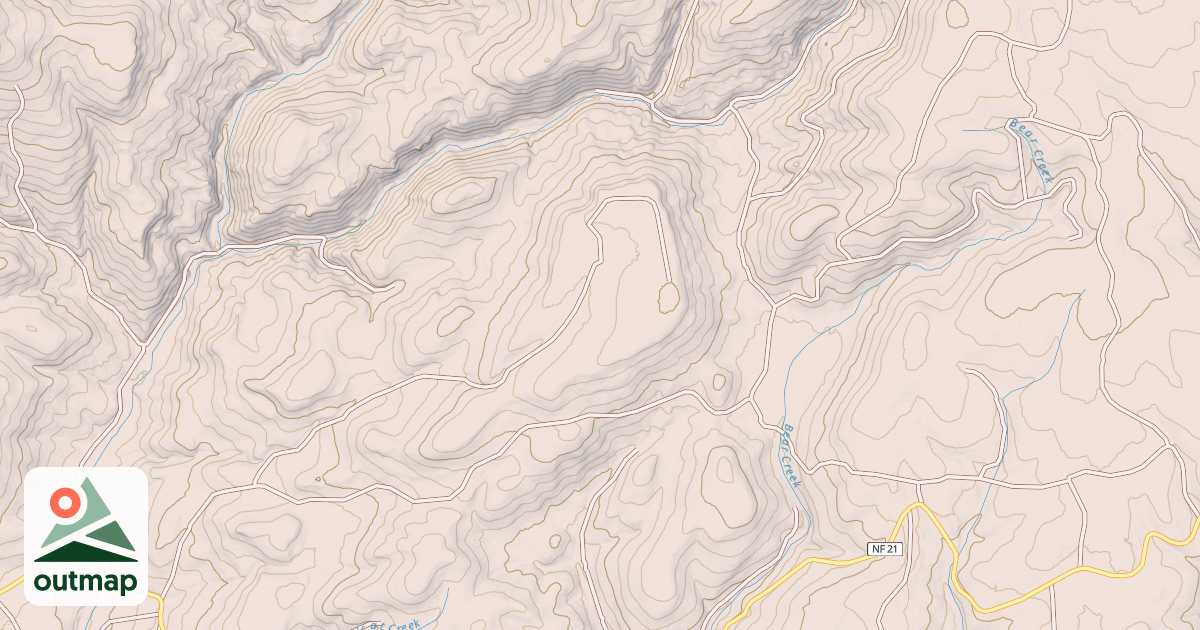 Map of USFS Motor Vehicle Use Map Roads {E8EA0F9A-676A-47FC-A247-DB25B9D3D46F}