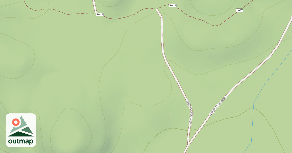 Map of BIG PINE FLAT
