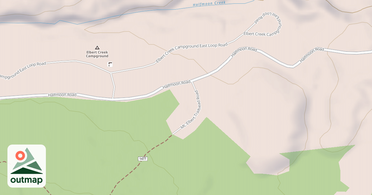 Map of MT. ELBERT TH