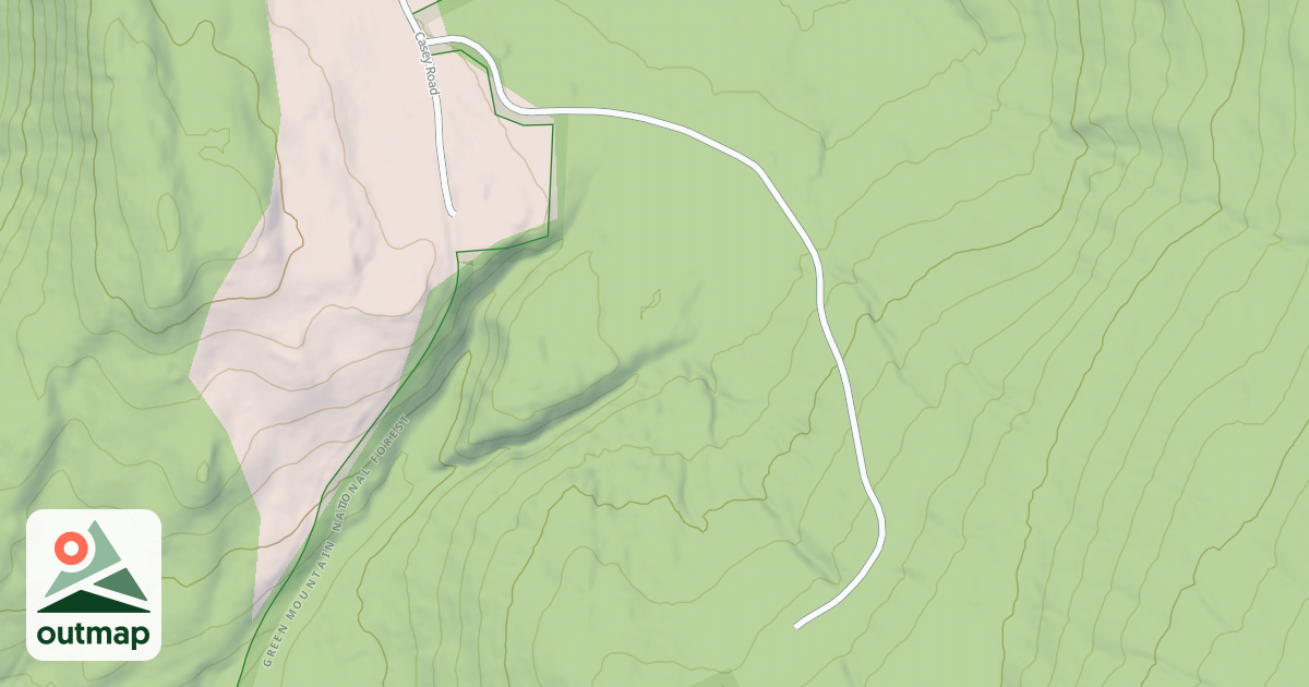 Map of BLUE RIDGE WEST