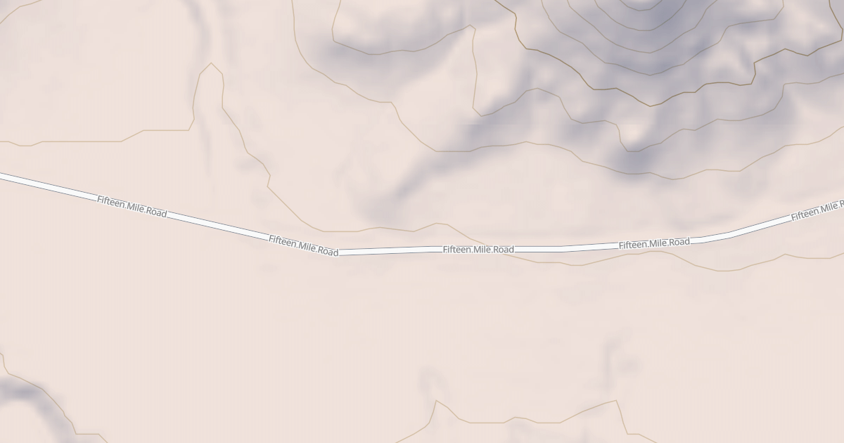 Map preview of FIFTEEN MILE