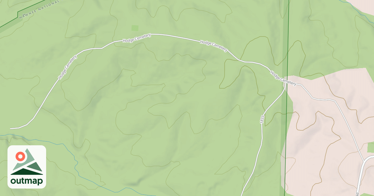 Map of HODGE CEMETERY