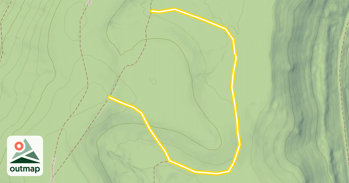 Map of Burd Loop Trail