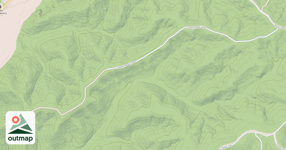 Map of TURKEY ROOST
