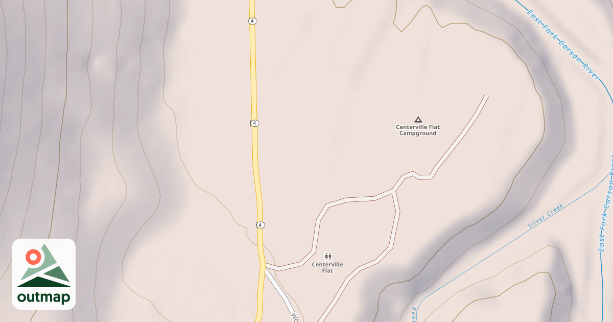 Map of CENTERVILLE CG CONNECTOR