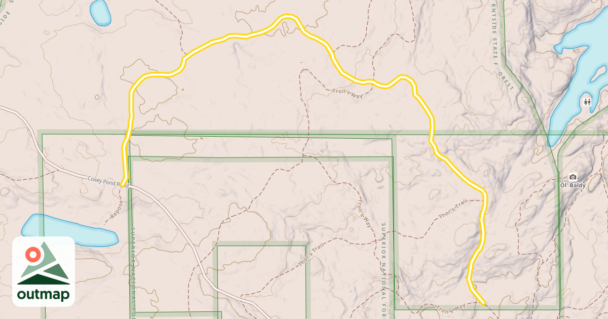 Map of North Star Run