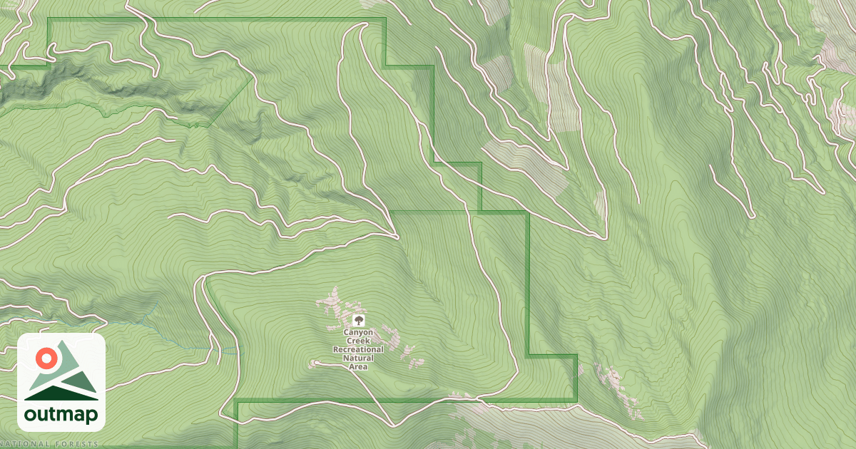 Map of EAST RIDGE