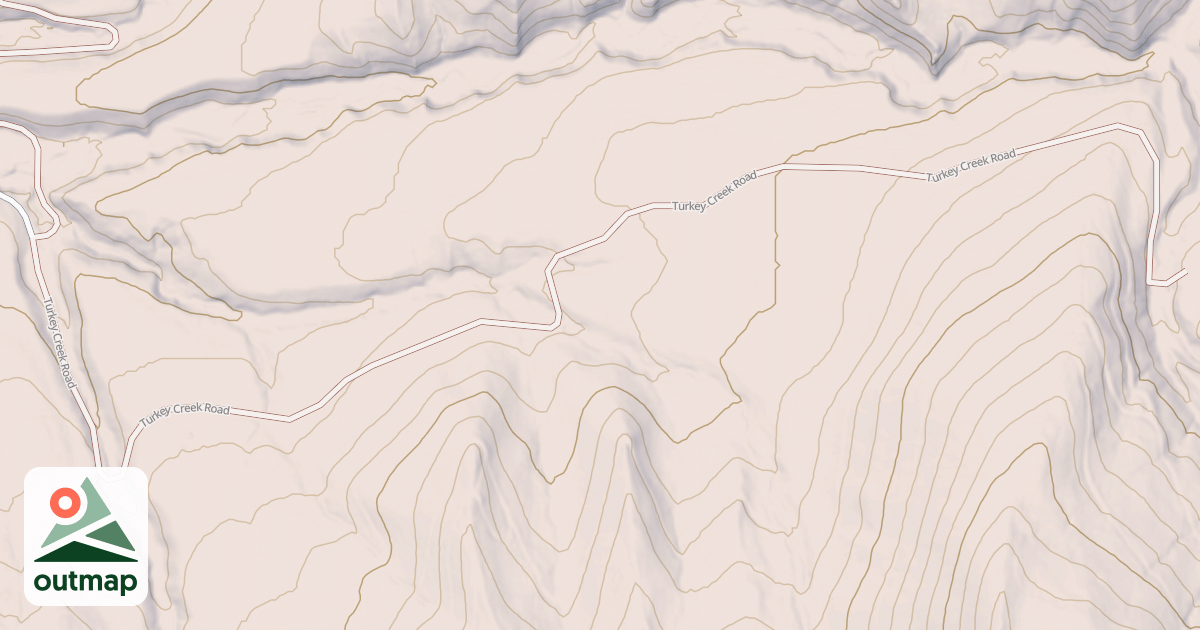 Map of TURKEY CREEK