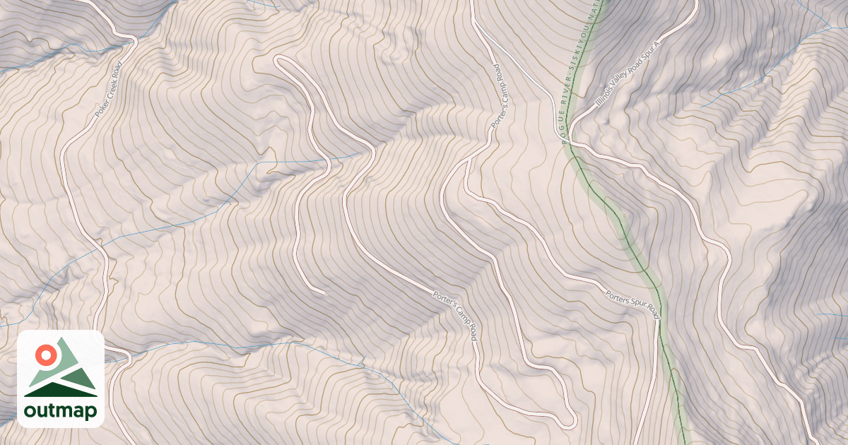 Map of PORTER'S CAMP