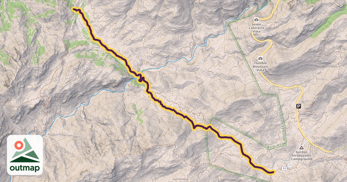 Map of Sycamore Reservoir Trail #39