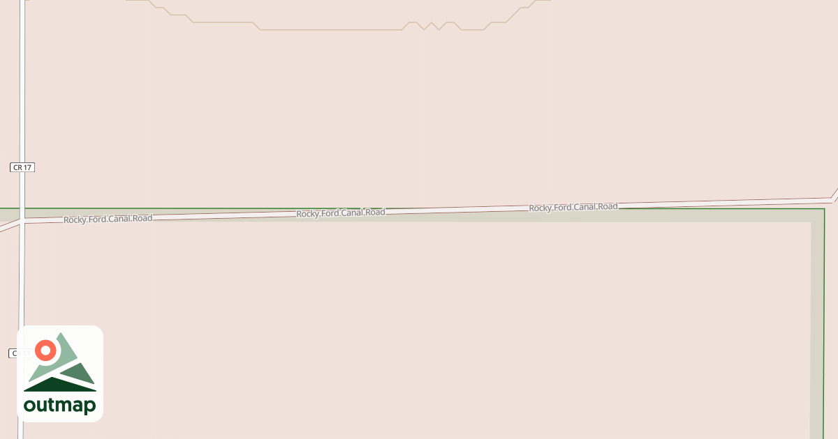 Map of ROCKY FORD CANAL