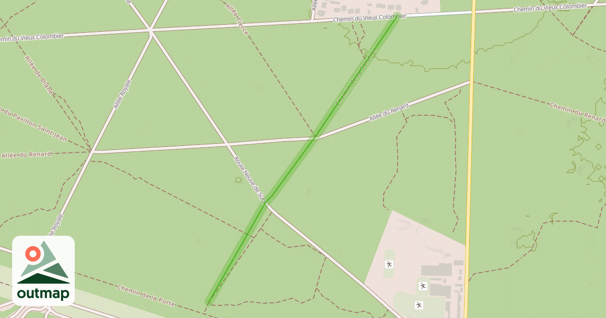 Map of Chemin de la Solution