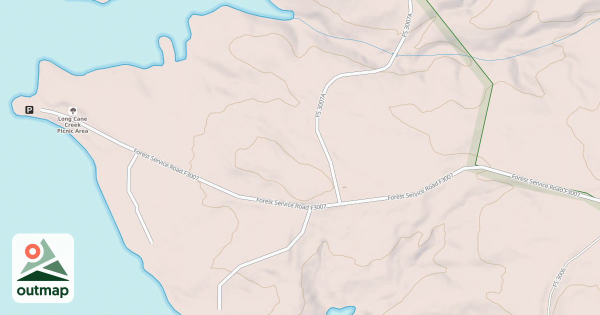 Map of BUFFALO CREEK
